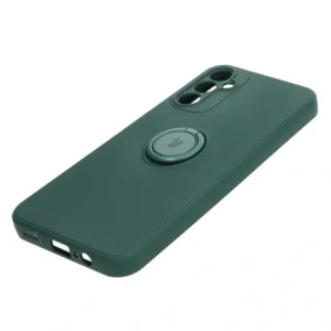 Bizon Case szilikon gyűrű Sq do Samsung Galaxy A14 4G/5G sötét zöld