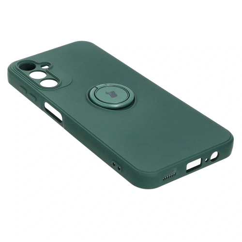 Kup Bizon Case Silicone Ring Sq do Samsung Galaxy A14 4G/5G verde închis - BIZ7319 - {ean13} - Sklep Home Screen