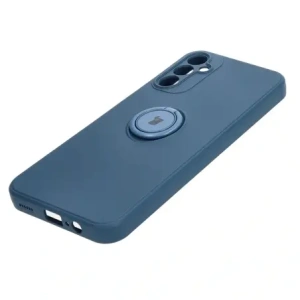 Bizon Case Szilikon Gyűrű Sq do Samsung Galaxy A14 4G/5G sötétkék