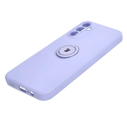 Kup Bizon Case Silicone Ring Sq do Samsung Galaxy A14 4G/5G violet deschis - BIZ7322 - {ean13} - Sklep Home Screen