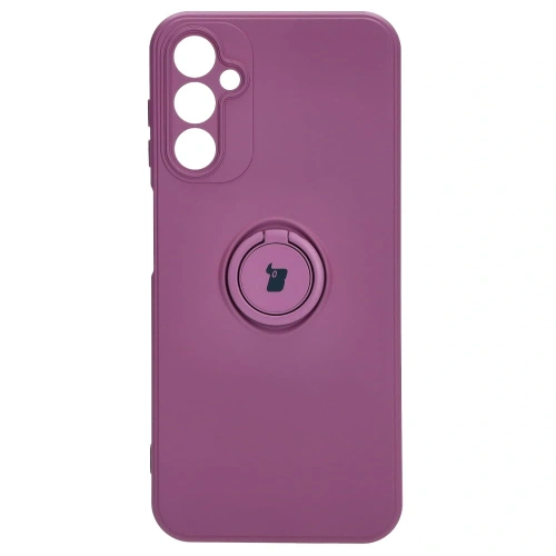Kup Etui Bizon Case Silicone Ring Sq do Samsung Galaxy A14 4G/5G ciemnofioletowe - BIZ7326 - {ean13} - Sklep Home Screen
