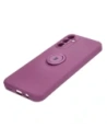 Kup Etui Bizon Case Silicone Ring Sq do Samsung Galaxy A14 4G/5G ciemnofioletowe - BIZ7326 - {ean13} - Sklep Home Screen