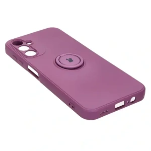 Bizon Case inel din silicon Sq do Samsung Galaxy A14 4G/5G mov închis