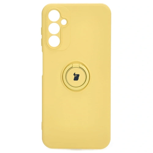 Kup Bizon Case Silicone Ring Sq do Samsung Galaxy A14 4G/5G galben - BIZ7327 - {ean13} - Sklep Home Screen