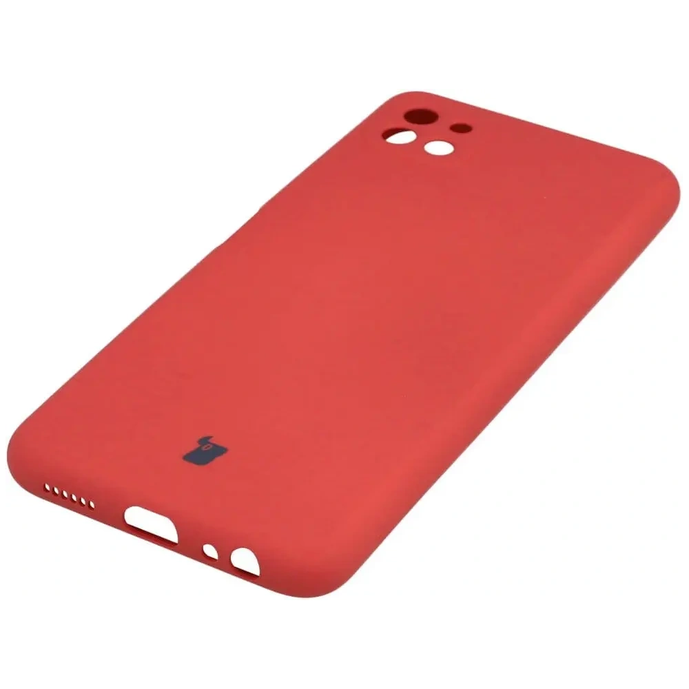 Etui Bizon Case Silicone do Samsung Galaxy A22 5G ciemny róż