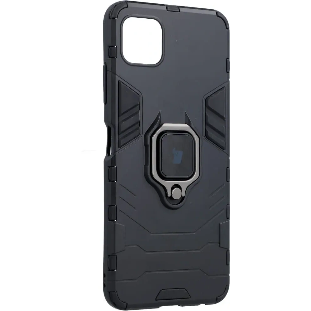 Etui Bizon Case Armor Ring do Samsung Galaxy A22 5G czarne