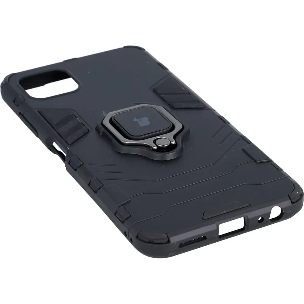 Etui Bizon Case Armor Ring do Samsung Galaxy A22 5G czarne