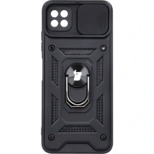 Kup Bizon Case CamShield Ring Samsung Galaxy A22 5G fekete - BIZ7330 - {ean13} - Sklep Home Screen