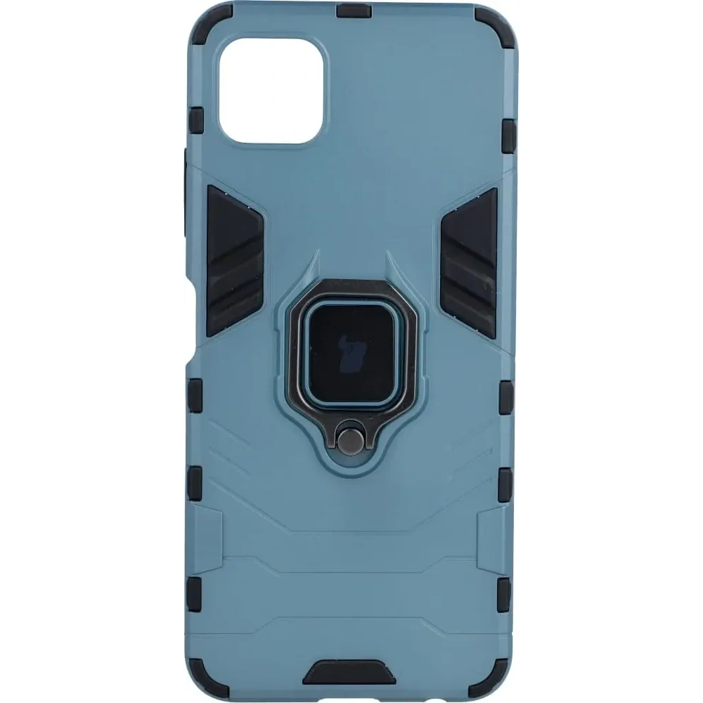 Etui Bizon Case Armor Ring do Samsung Galaxy A22 5G niebieskie