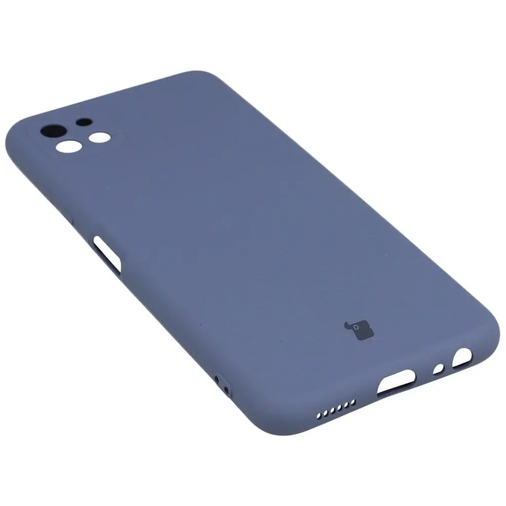 Etui Bizon Case Silicone do Samsung Galaxy A22 5G szare