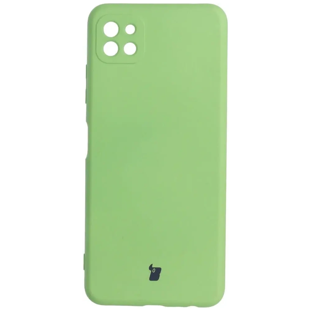 Etui Bizon Case Silicone do Samsung Galaxy A22 5G jasnozielone