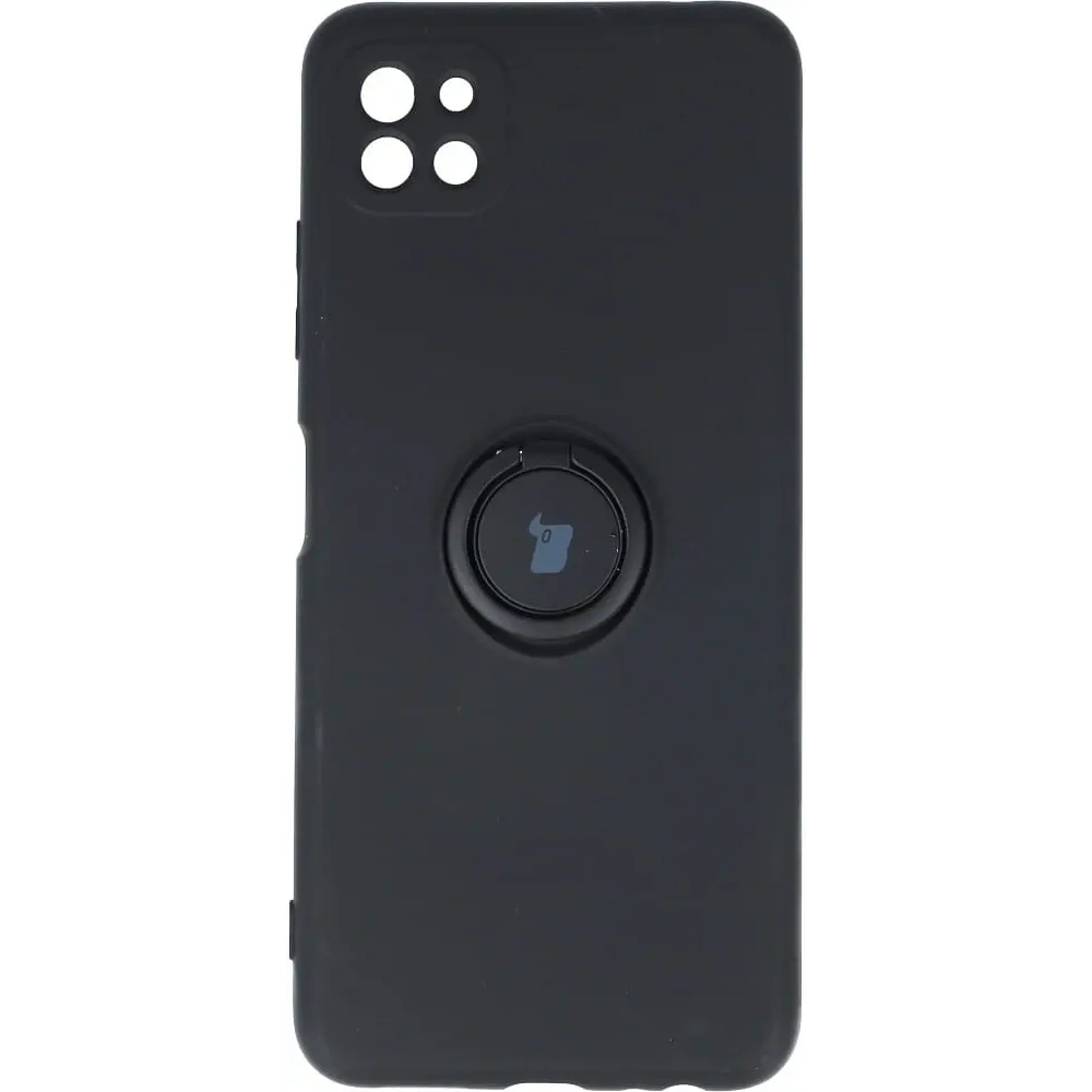 Etui Bizon Case Silicone Ring do Samsung Galaxy A22 5G czarne