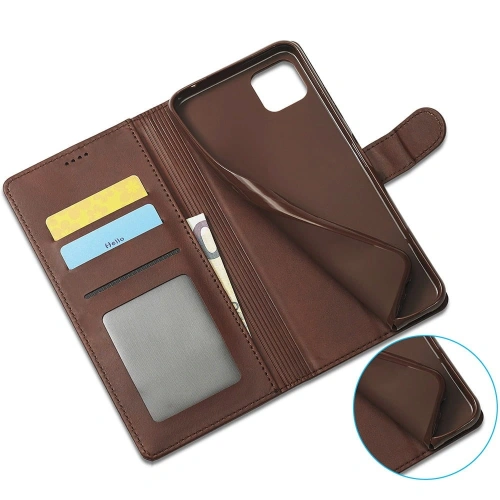 Kup Etui Bizon Case Wallet do Galaxy A22 5G, brązowe - BIZ7339 - {ean13} - Sklep Home Screen