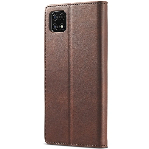 Kup Etui Bizon Case Wallet do Galaxy A22 5G, brązowe - BIZ7339 - {ean13} - Sklep Home Screen