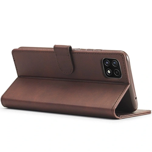 Kup Etui Bizon Case Wallet do Galaxy A22 5G, brązowe - BIZ7339 - {ean13} - Sklep Home Screen