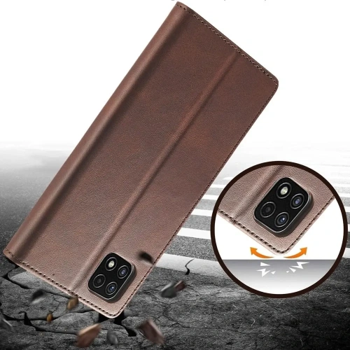 Kup Etui Bizon Case Wallet do Galaxy A22 5G, brązowe - BIZ7339 - {ean13} - Sklep Home Screen