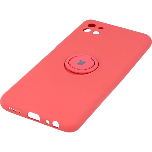 Kup Etui Bizon Case Silicone Ring do Galaxy A22 5G, ciemny róż - BIZ7342 - {ean13} - Sklep Home Screen