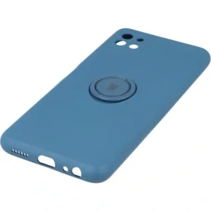 Kup Bizon Case Szilikon Gyűrű Samsung Galaxy A22 5G sötétkék - BIZ7345 - {ean13} - Sklep Home Screen