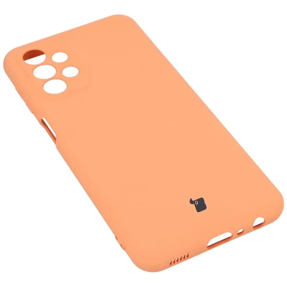 Etui Bizon Case Silicone do Samsung Galaxy A23 5G / 4G pomarańczowe