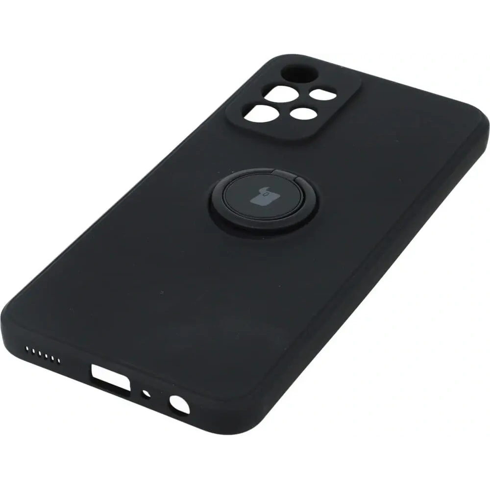 Etui Bizon Case Silicone Ring do Samsung Galaxy A23 5G / 4G czarne