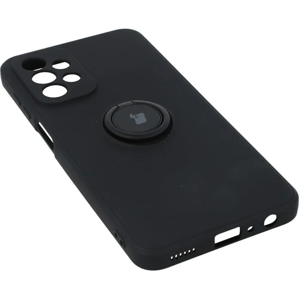 Etui Bizon Case Silicone Ring do Samsung Galaxy A23 5G / 4G czarne