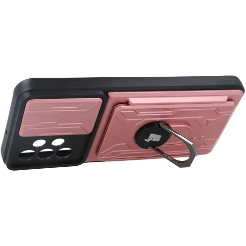 Kup Bizon Case Camshield Card Slot Ring Samsung Galaxy A23 5G / 4G roz deschis - BIZ7349 - {ean13} - Sklep Home Screen