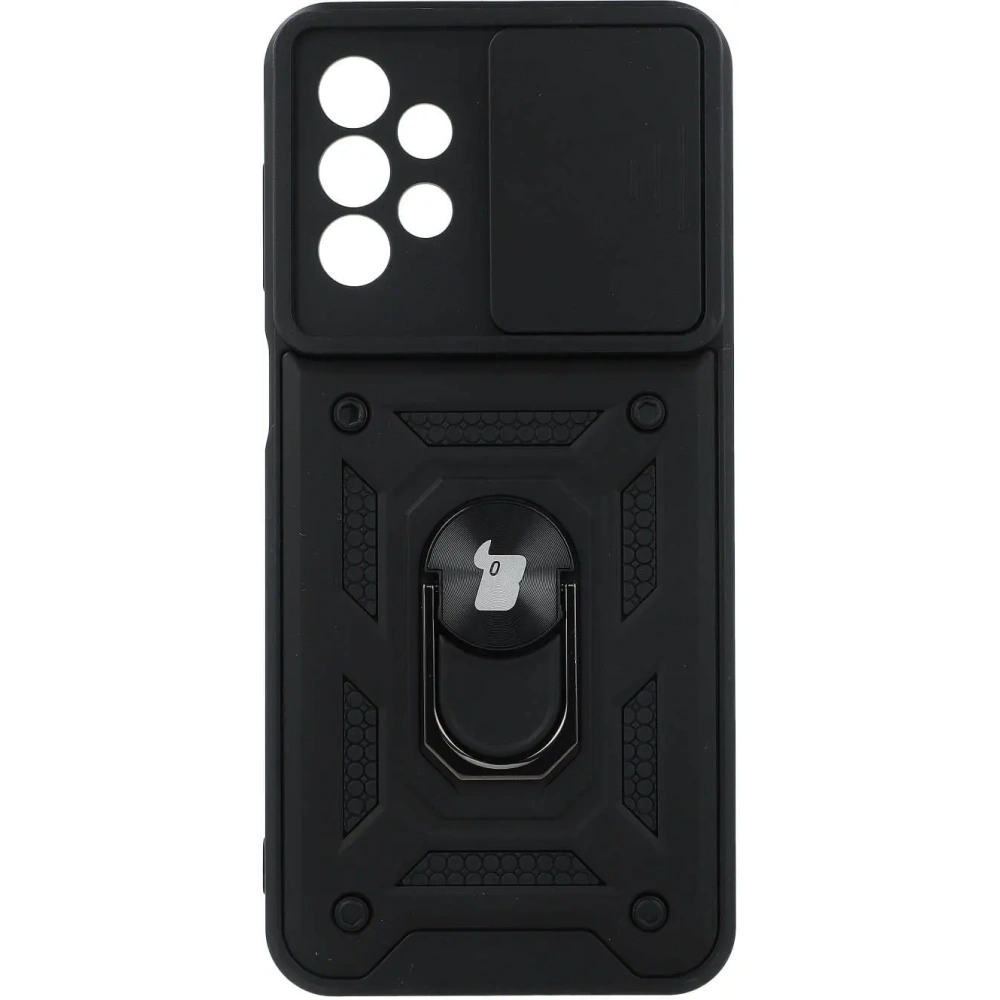 Etui Bizon Case CamShield Ring do Samsung Galaxy A23 5G / 4G czarne