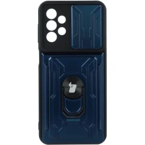 Kup Etui Bizon Case Camshield Card Slot Ring do Samsung Galaxy A23 5G / 4G granatowe - BIZ7353 - {ean13} - Sklep Home Screen