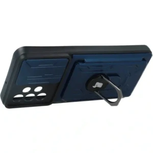 Buy Bizon Case Camshield Card Slot Ring Samsung Galaxy A23 5G / 4G navy blue - BIZ7353 - {ean13} - Home Screen Store Europe