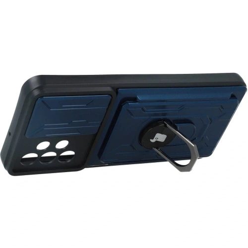 Buy Bizon Case Camshield Card Slot Ring Samsung Galaxy A23 5G / 4G navy blue - BIZ7353 - {ean13} - Home Screen Store Europe