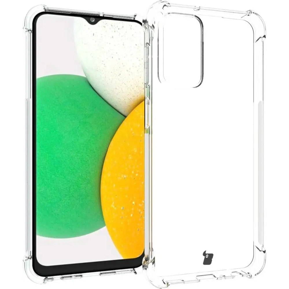 Etui + 2x szkło na ekran + obiektyw Bizon Case Clear Pack do Samsung Galaxy A23 5G/4G przezroczyste