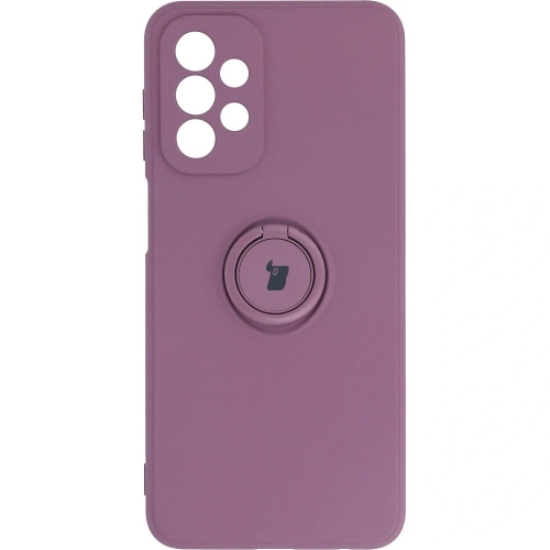 Kup Etui Bizon Case Silicone Ring do Samsung Galaxy A23 5G / 4G ciemnofioletowe - BIZ7363 - {ean13} - Sklep Home Screen