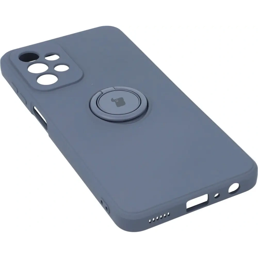 Etui Bizon Case Silicone Ring do Samsung Galaxy A23 5G / 4G szare