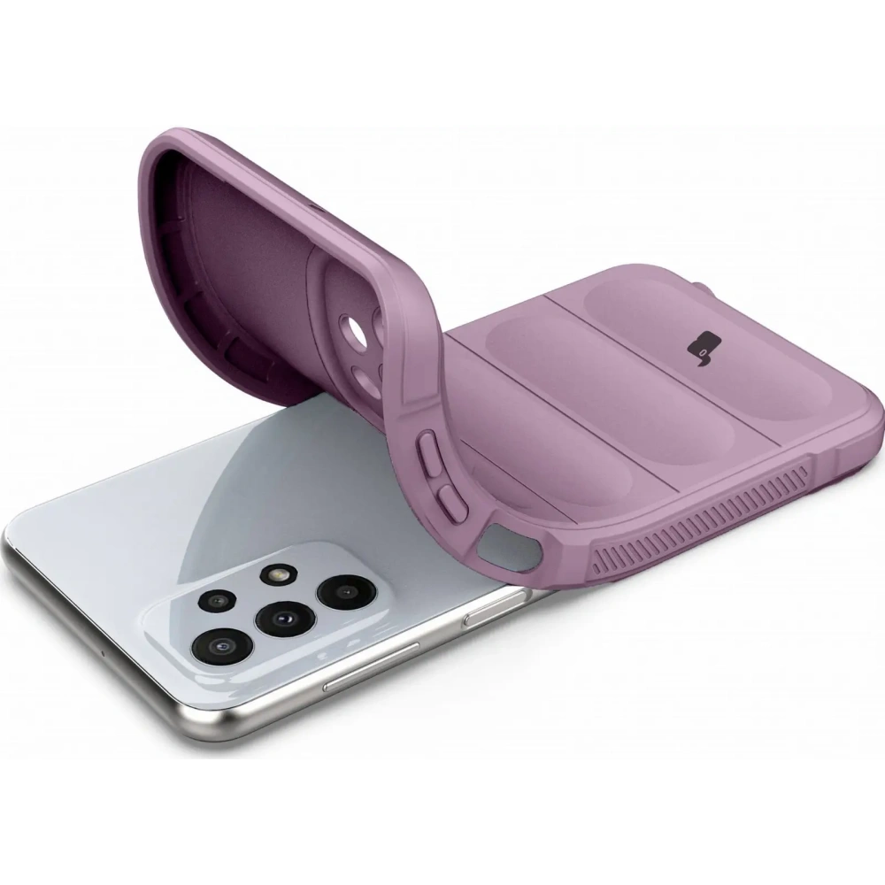 Pancerne etui Bizon Case Tur do Samsung Galaxy A23 4G / 5G jasnofioletowe