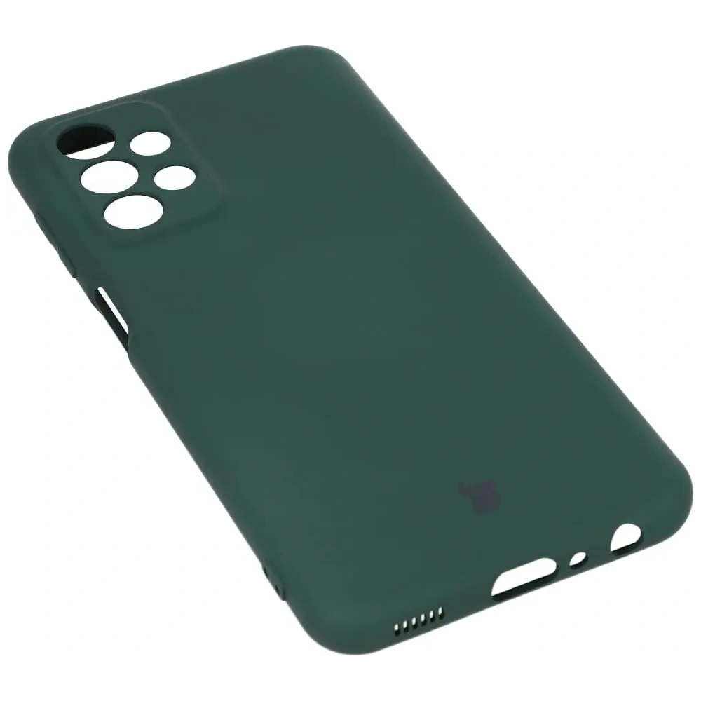 Etui Bizon Case Silicone do Samsung Galaxy A23 5G / 4G ciemnozielone