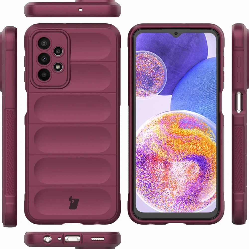 Pancerne etui Bizon Case Tur do Samsung Galaxy A23 4G / 5G ciemnofioletowe