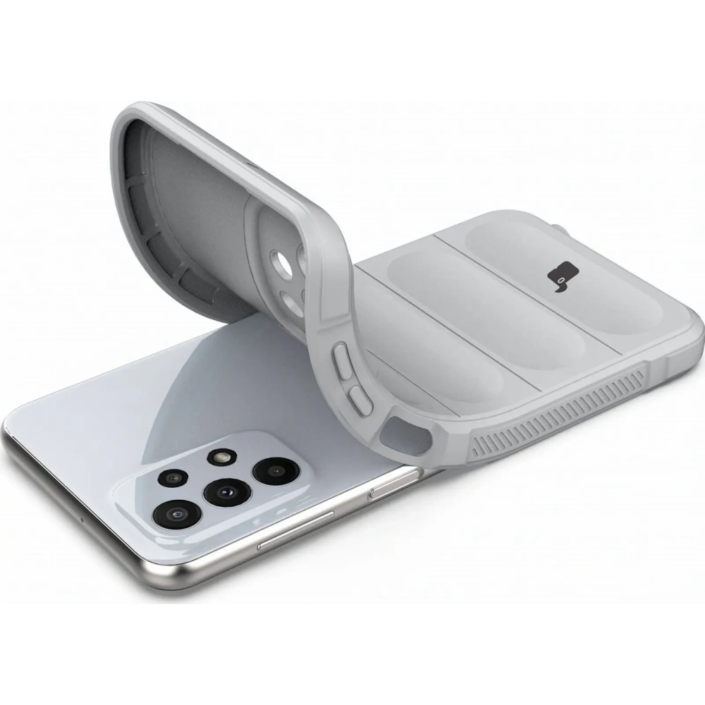 Pancerne etui Bizon Case Tur do Samsung Galaxy A23 4G / 5G jasnoszare