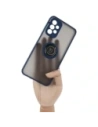 Buy Bizon Case Hybrid Ring Samsung Galaxy A23 4G / 5G smoky with a navy blue frame - BIZ7375 - {ean13} - Home Screen Store Europe