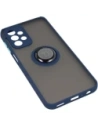 Buy Bizon Case Hybrid Ring Samsung Galaxy A23 4G / 5G smoky with a navy blue frame - BIZ7375 - {ean13} - Home Screen Store Europe