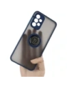 Buy Bizon Case Hybrid Ring Samsung Galaxy A23 4G / 5G smoky with a navy blue frame - BIZ7375 - {ean13} - Home Screen Store Europe