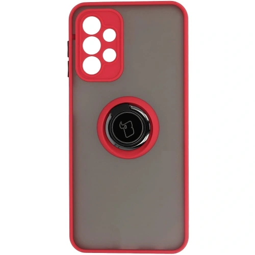 Kup Bizon Case Hybrid Ring Samsung Galaxy A23 4G / 5G fumuriu cu un cadru roșu - BIZ7376 - {ean13} - Sklep Home Screen