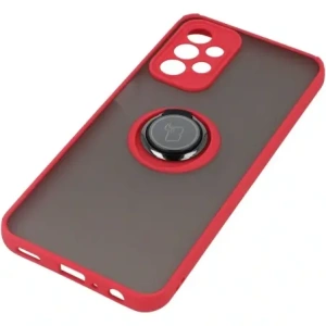 Kup Etui z uchwytem na palec Bizon Case Hybrid Ring do Galaxy A23 4G / 5G, przydymione z czerwoną ramką - BIZ7376 - {ean13} - Sklep Home Screen