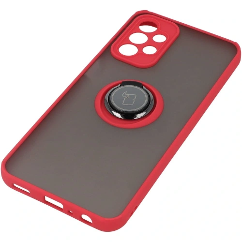Buy Bizon Case Hybrid Ring Samsung Galaxy A23 4G / 5G smoky with a red frame - BIZ7376 - {ean13} - Home Screen Store Europe