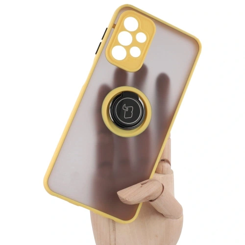 Kup Bizon Case Hybrid Ring Samsung Galaxy A23 4G / 5G füstös sárga kerettel - BIZ7377 - {ean13} - Sklep Home Screen