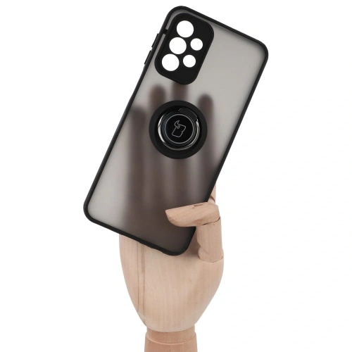 Kup Bizon Case Hybrid Gyűrű Samsung Galaxy A23 4G / 5G füstös fekete kerettel - BIZ7378 - {ean13} - Sklep Home Screen