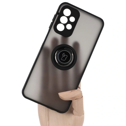 Kup Bizon Case Hybrid Gyűrű Samsung Galaxy A23 4G / 5G füstös fekete kerettel - BIZ7378 - {ean13} - Sklep Home Screen