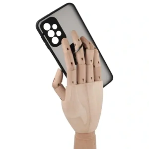 Kup Etui z uchwytem na palec Bizon Case Hybrid Ring do Galaxy A23 4G / 5G, przydymione z czarną ramką - BIZ7378 - {ean13} - Sklep Home Screen