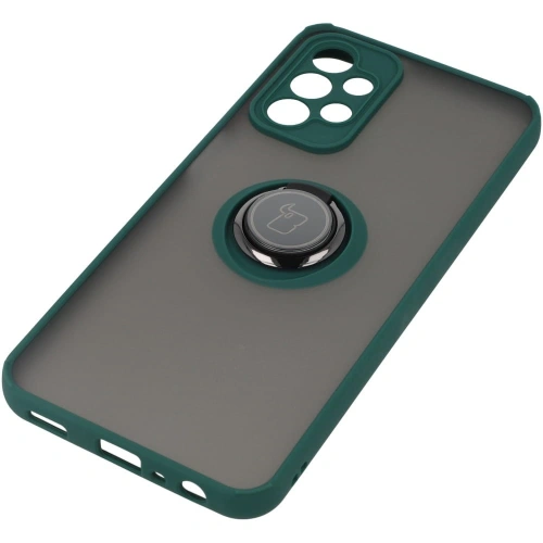 Kup Bizon Case Hybrid Ring Samsung Galaxy A23 4G / 5G fumos cu un cadru verde închis - BIZ7381 - {ean13} - Sklep Home Screen