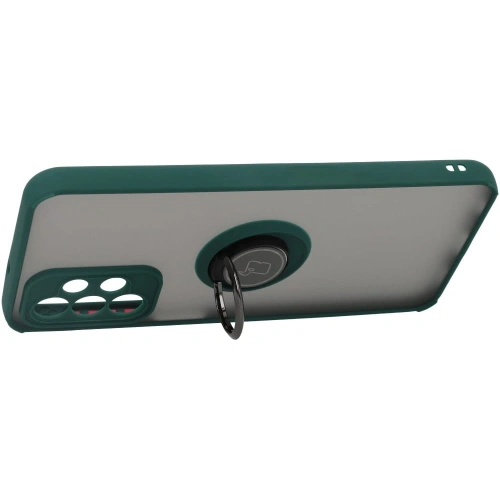Buy Bizon Case Hybrid Ring Samsung Galaxy A23 4G / 5G smoky with a dark green frame - BIZ7381 - {ean13} - Home Screen Store Europe
