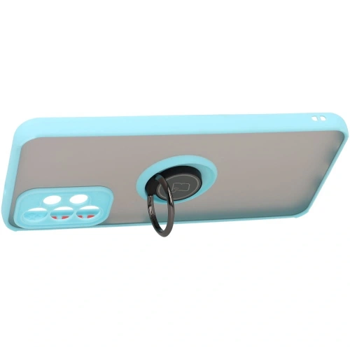 Kup Bizon Case Hybrid Ring Samsung Galaxy A23 4G / 5G füstös színben, világoskék kerettel - BIZ7382 - {ean13} - Sklep Home Screen